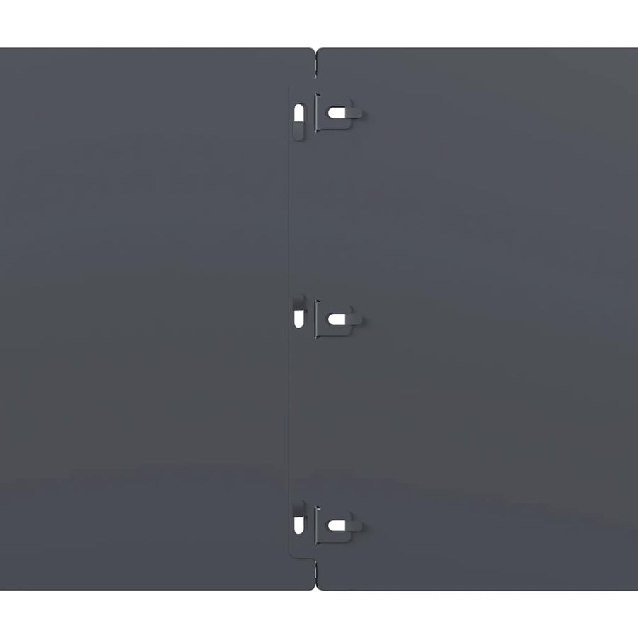 Lawn Edgings 20 pcs Anthracite 25x103 cm Cold-rolled Steel
