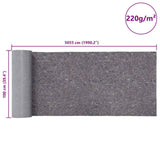 Non-slip Painter Fleeces 2 pcs 50 m 220 g/m² Grey - Extra Image