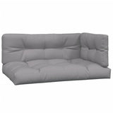 Garden Pallet Corner Sofa with Cushions Solid Wood Acacia - Top-Down View
