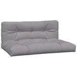 Garden Pallet Middle Sofa with Cushions Solid Wood Acacia