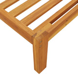 Garden Pallet Middle Sofa with Cushions Solid Wood Acacia