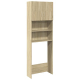 Bathroom Furniture Set 2 pcs Sonoma Oak Engineered Wood - Rear View