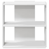 Bookcase 3-Tier White 60x30x60 cm Engineered Wood - Top-Down View