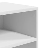Book Cabinet White 60x30x71.5 cm Engineered Wood - Close-Up Angle
