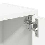 Bookcase White 40x24x52 cm Engineered Wood - Extra Image