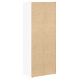 Bookcase White 40x24x102 cm Engineered Wood - Close-Up Angle