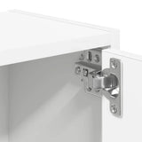 Bookcase White 40x24x102 cm Engineered Wood - Extra Image