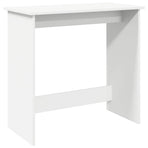Desk White 80x40x75 cm Engineered Wood