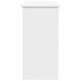 Desk White 80x40x75 cm Engineered Wood