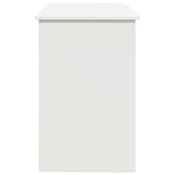 Desk White 102x50x75 cm Engineered Wood