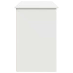 Desk White 102x50x75 cm Engineered Wood