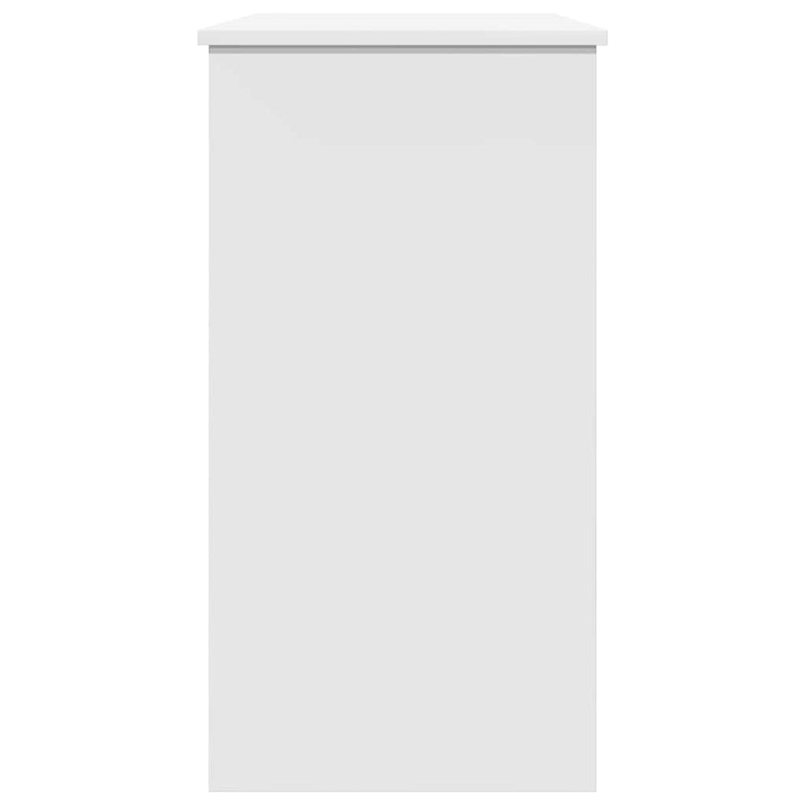 Desk White 80x40x75 cm Engineered Wood, image 6