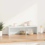 Kitchen Rack Stackable White 60x15x16 cm Engineered Wood
