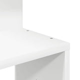 Wall Corner Shelf White 32x32x127.5 cm Engineered Wood
