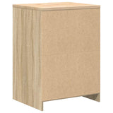 Garage Storage Cabinet Sonoma Oak 60x51x85 cm Solid Wood Pine - Low Angle