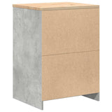 Garage Storage Cabinet Concrete Grey 60x51x85 cm Solid Wood Pine - Low Angle