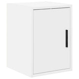 Garage Wall Cabinet White Engineered Wood - Front View