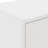Garage Wall Cabinet White Engineered Wood - Extra Image