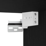 Garage Wall Cabinets 2 pcs Black Engineered Wood - Extra Image