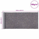 Non-slip Painter Fleece 10 m 180 g/m² Grey - Extra Image