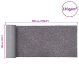 Non-slip Painter Fleece 50 m 220 g/m² Grey - Extra Image