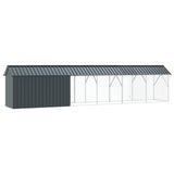 Bird Cage Anthracite 630 x 103 x 142 cm Galvanised Steel - 45-Degree Angle
