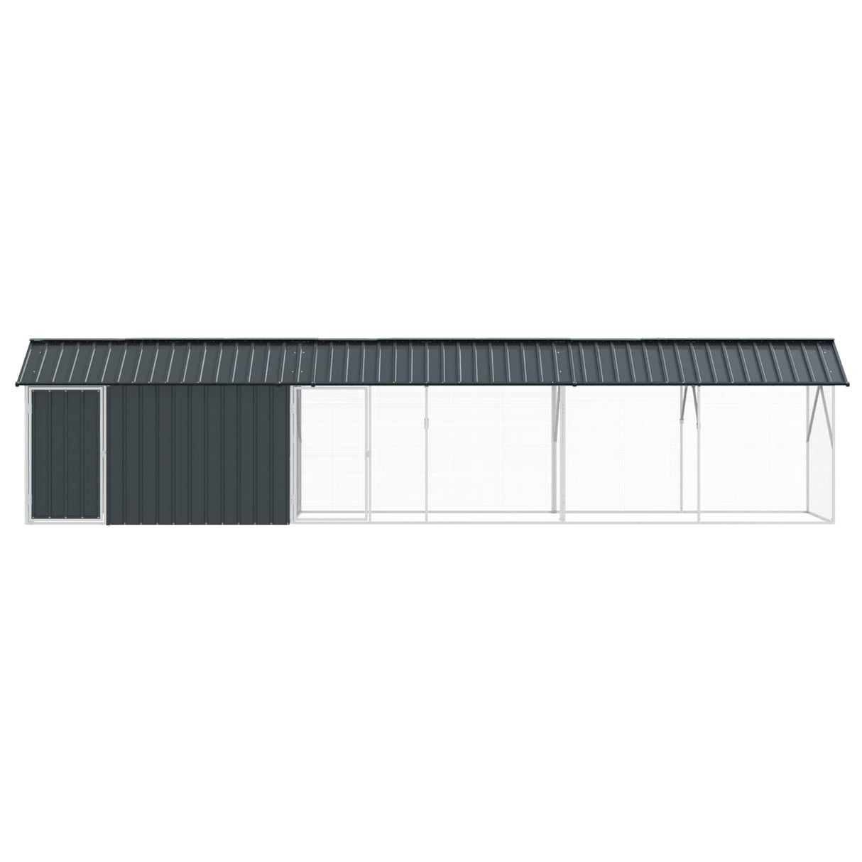 Bird Cage Anthracite 630 x 103 x 142 cm Galvanised Steel