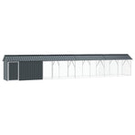 Bird Cage Anthracite 844 x 103 x 142 cm Galvanised Steel
