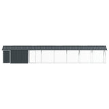 Bird Cage Anthracite 844 x 103 x 142 cm Galvanised Steel - Top-Down View