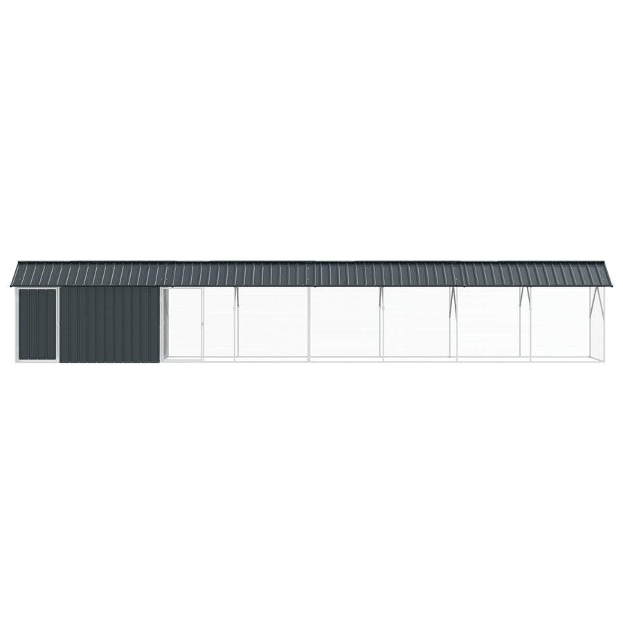 Bird Cage Anthracite 844 x 103 x 142 cm Galvanised Steel