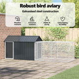 Bird Cage Anthracite 416,5 x 103 x 142 cm Galvanised Steel