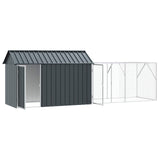 Bird Cage Anthracite 416,5 x 103 x 142 cm Galvanised Steel - Side View