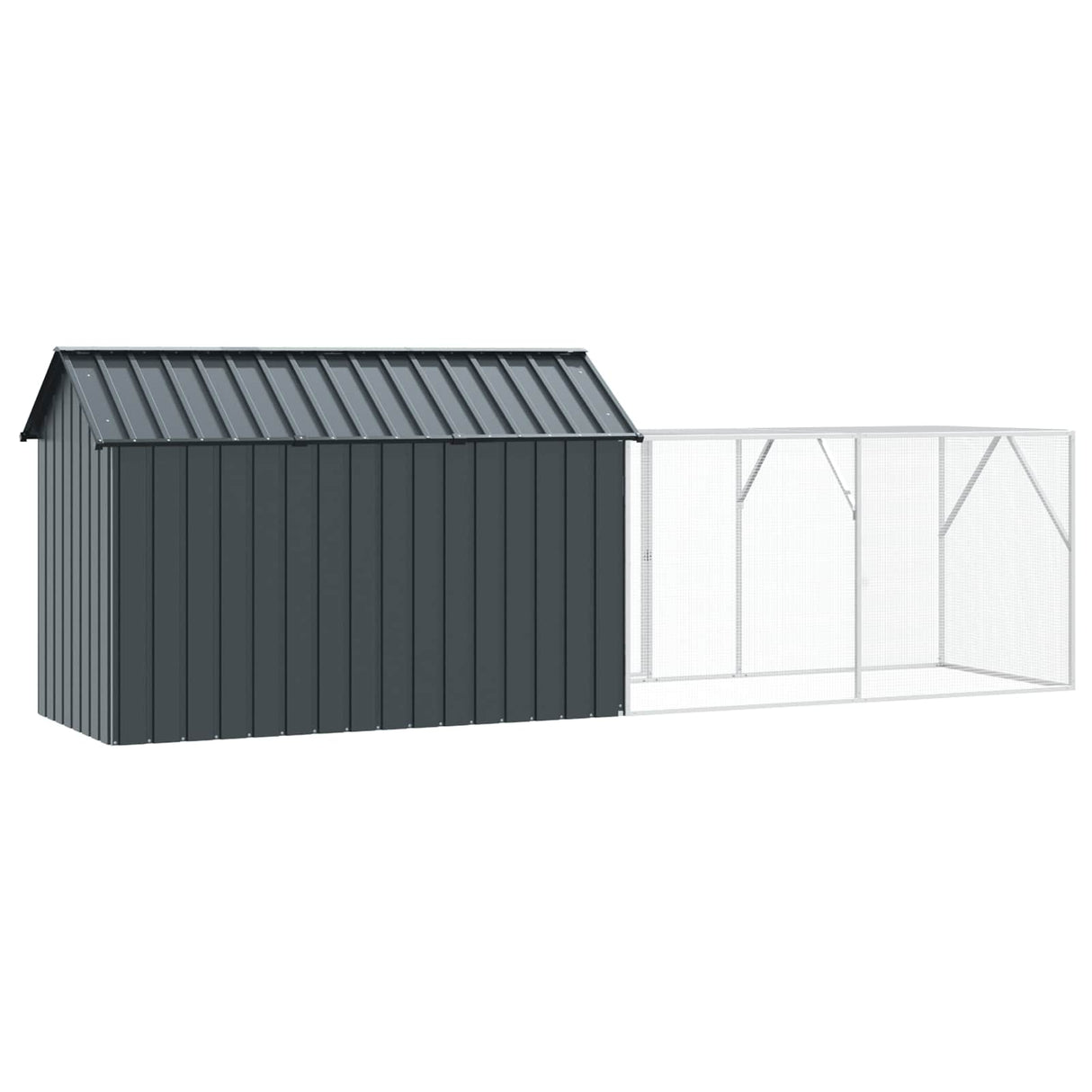 Bird Cage Anthracite 416,5 x 103 x 142 cm Galvanised Steel