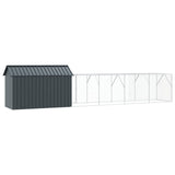 Bird Cage Anthracite 619 x 111 x 142 cm Galvanised Steel