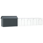 Bird Cage Anthracite 619 x 111 x 142 cm Galvanised Steel