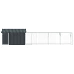 Bird Cage Anthracite 619 x 111 x 142 cm Galvanised Steel