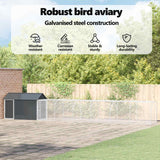 Bird Cage Anthracite 821,5 x 111 x 142 cm Galvanised Steel - Low Angle