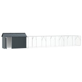 Bird Cage Anthracite 821,5 x 111 x 142 cm Galvanised Steel - Side View