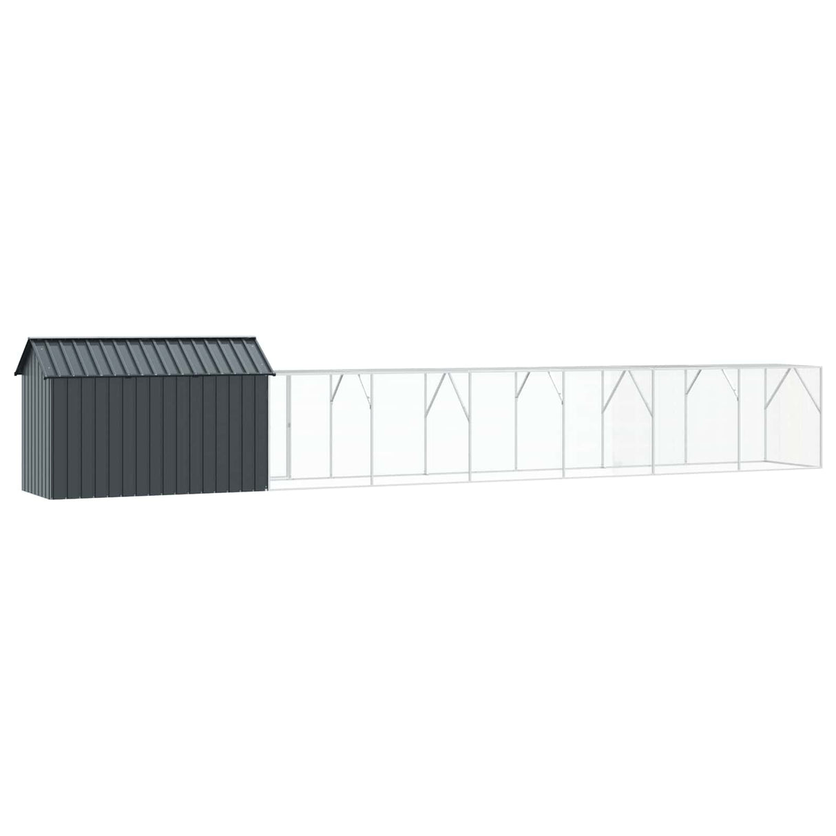 Bird Cage Anthracite 821,5 x 111 x 142 cm Galvanised Steel