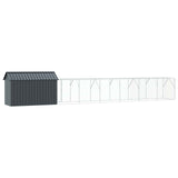 Bird Cage Anthracite 821,5 x 111 x 142 cm Galvanised Steel - Rear View