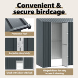 Bird Cage Anthracite 215 x 210 x 247 cm Galvanised Steel