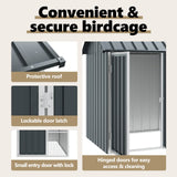 Bird Cage Anthracite 430 x 208 x 247 cm Galvanised Steel