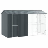 Bird Cage Anthracite 430 x 208 x 247 cm Galvanised steel - Front View