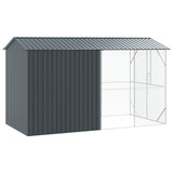 Bird Cage Anthracite 430 x 208 x 247 cm Galvanised Steel - Rear View