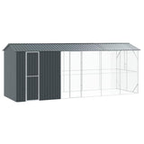 Bird Cage Anthracite 645 x 208 x 247 cm Galvanised steel - Front View