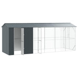 Bird Cage Anthracite 645 x 208 x 247 cm Galvanised Steel
