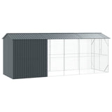 Bird Cage Anthracite 645 x 208 x 247 cm Galvanised steel - Close-Up Angle