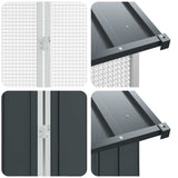 Bird Cage Anthracite 860 x 208 x 247 cm Galvanised Steel