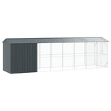 Bird Cage Anthracite 860 x 208 x 247 cm Galvanised Steel - 45-Degree Angle