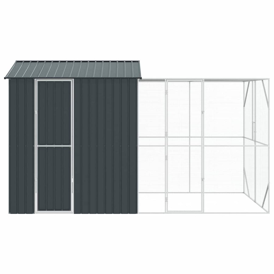Bird Cage Anthracite 418 x 210 x 247 cm Galvanised Steel